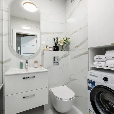 Ts Gold New Town Apartment & Free Private Parking Stettin Exterior foto